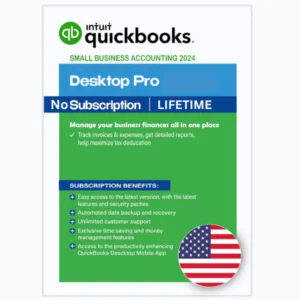 Quickbooks desktop Pro 2024 US – Lifetime License